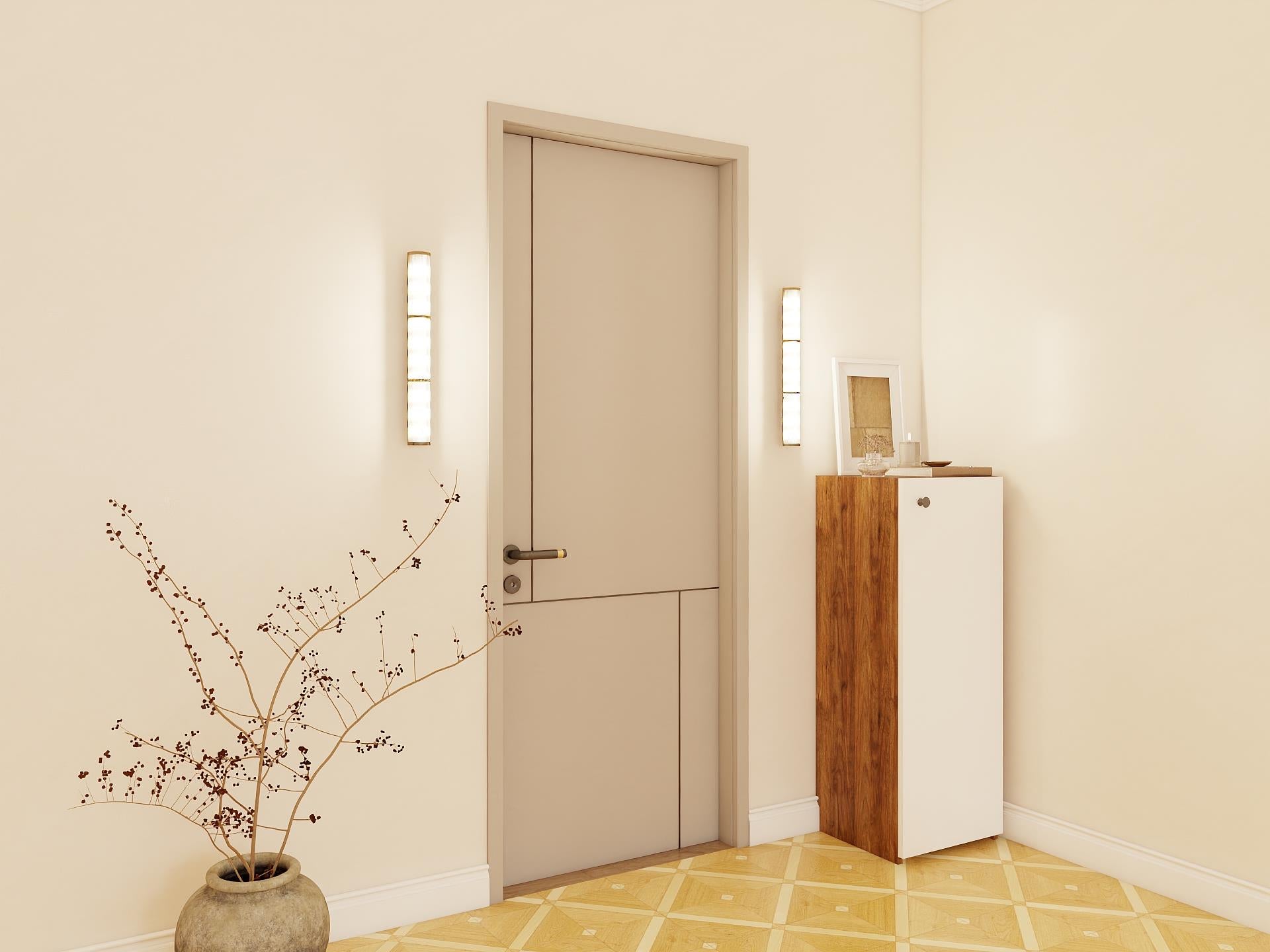 1 Kapaklı Çok Amaçlı Amalfi Beyaz Renk Dolap