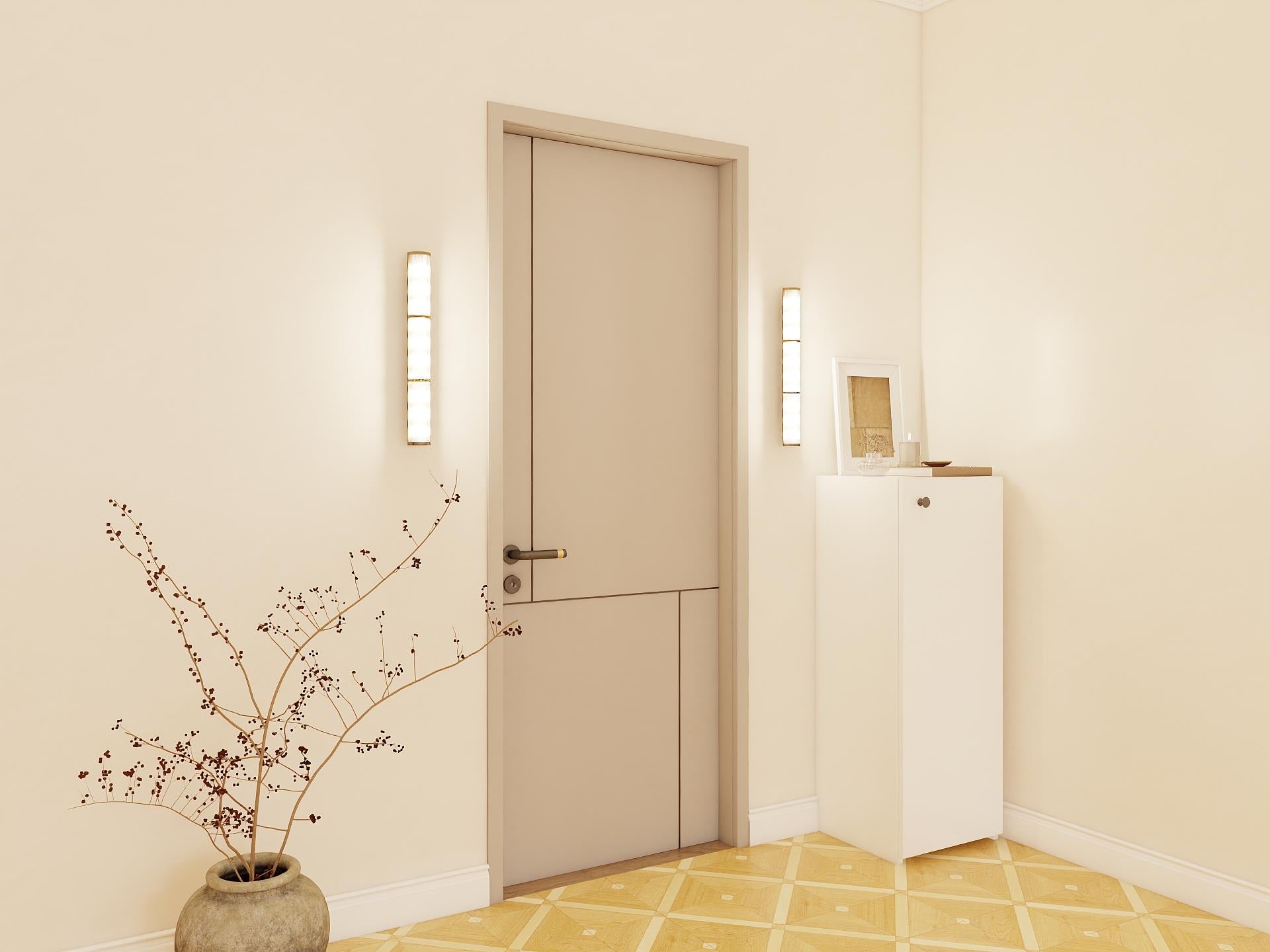 1 Kapaklı Çok Amaçlı Beyaz Renk Dolap