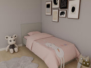 Letto Tek Kişilik Karyola Kül Gri Renk