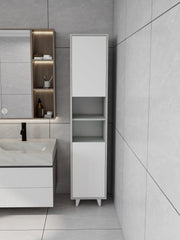 Riva Çamaşır Sepetli Banyo Dolabı Külgri Renk
