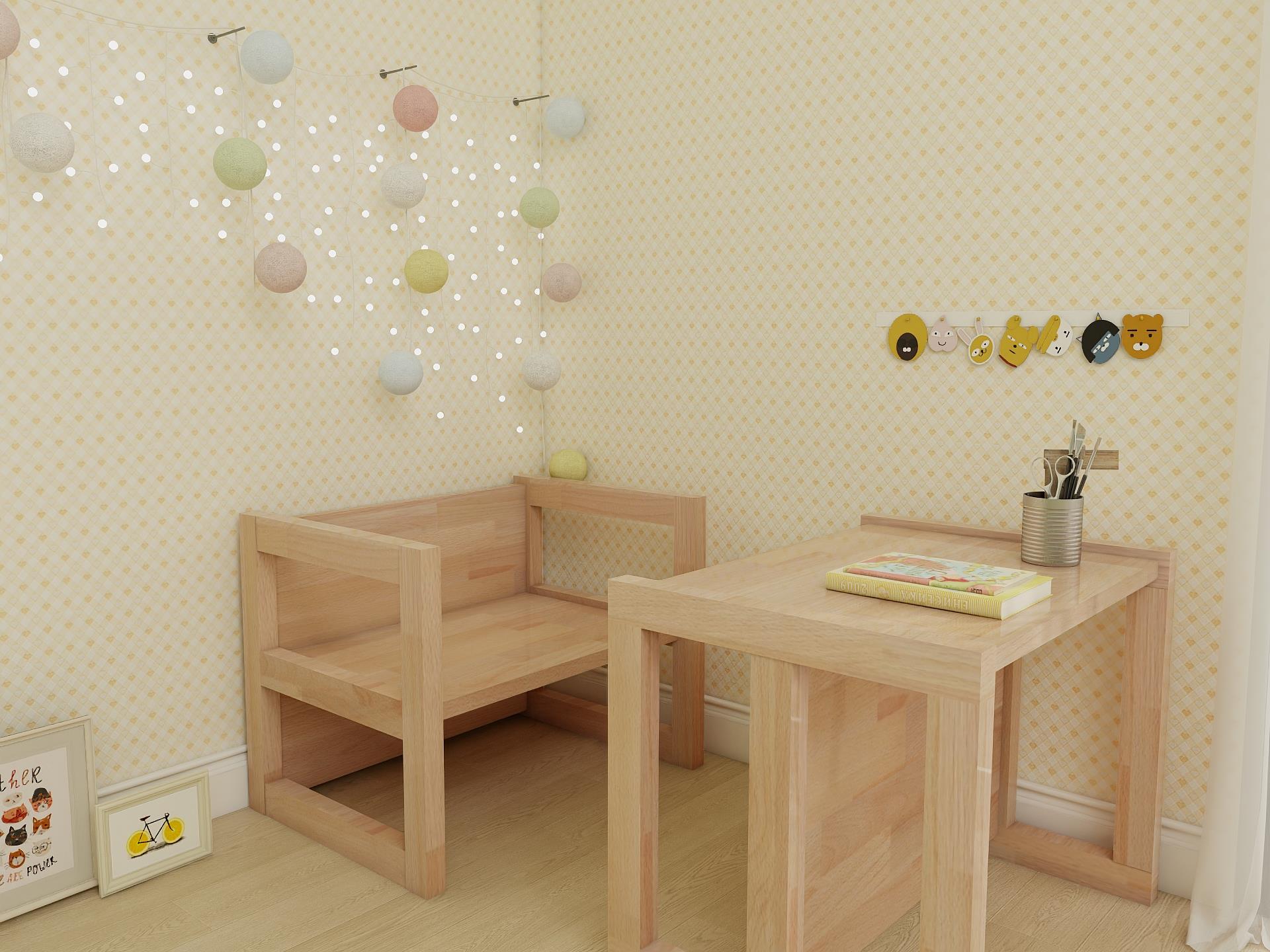 Dönüştürülebilir Ahşap Masa/Sandalye