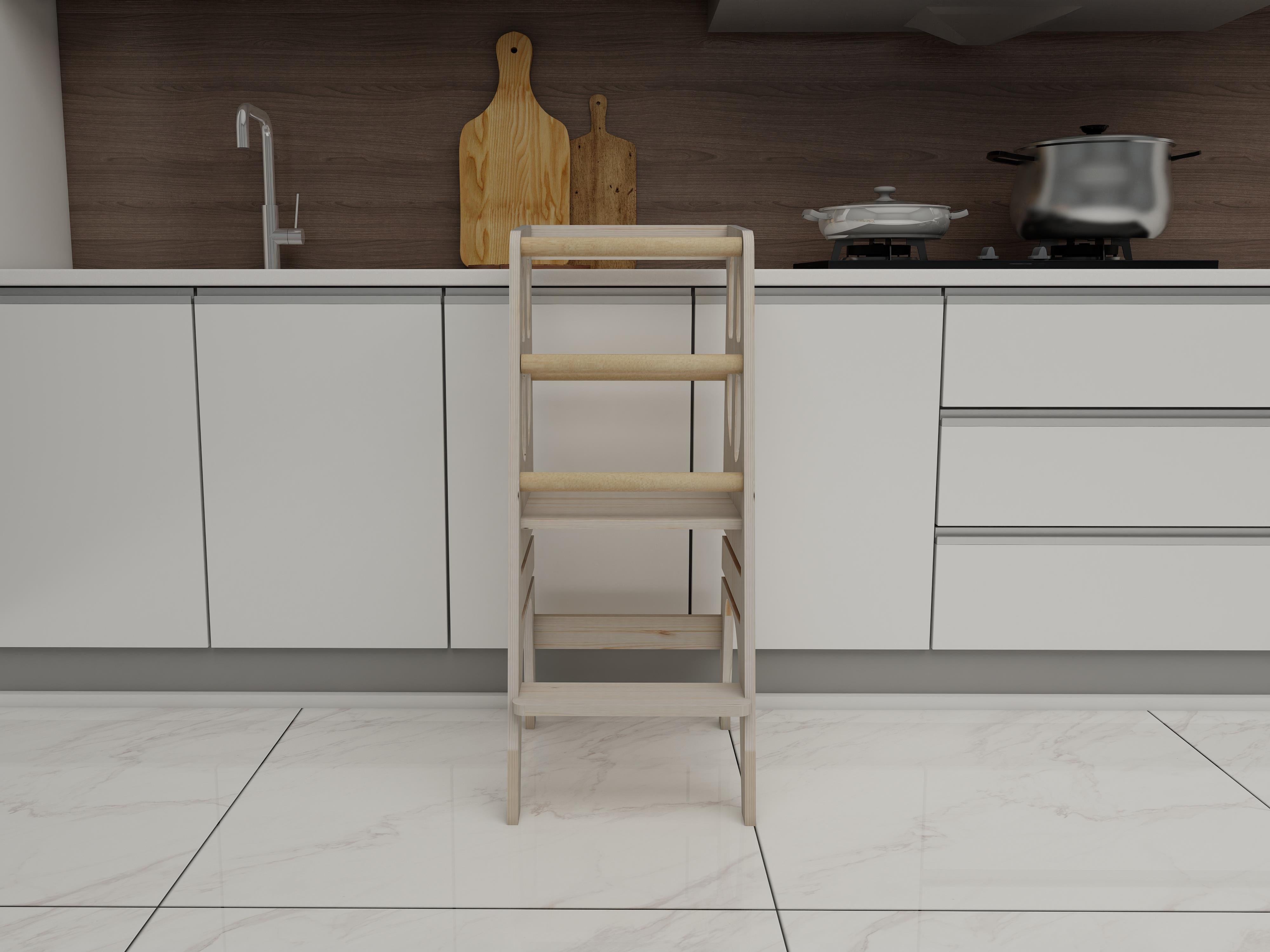 Ahşap Çocuk Öğrenme-Etkinlik Kulesi