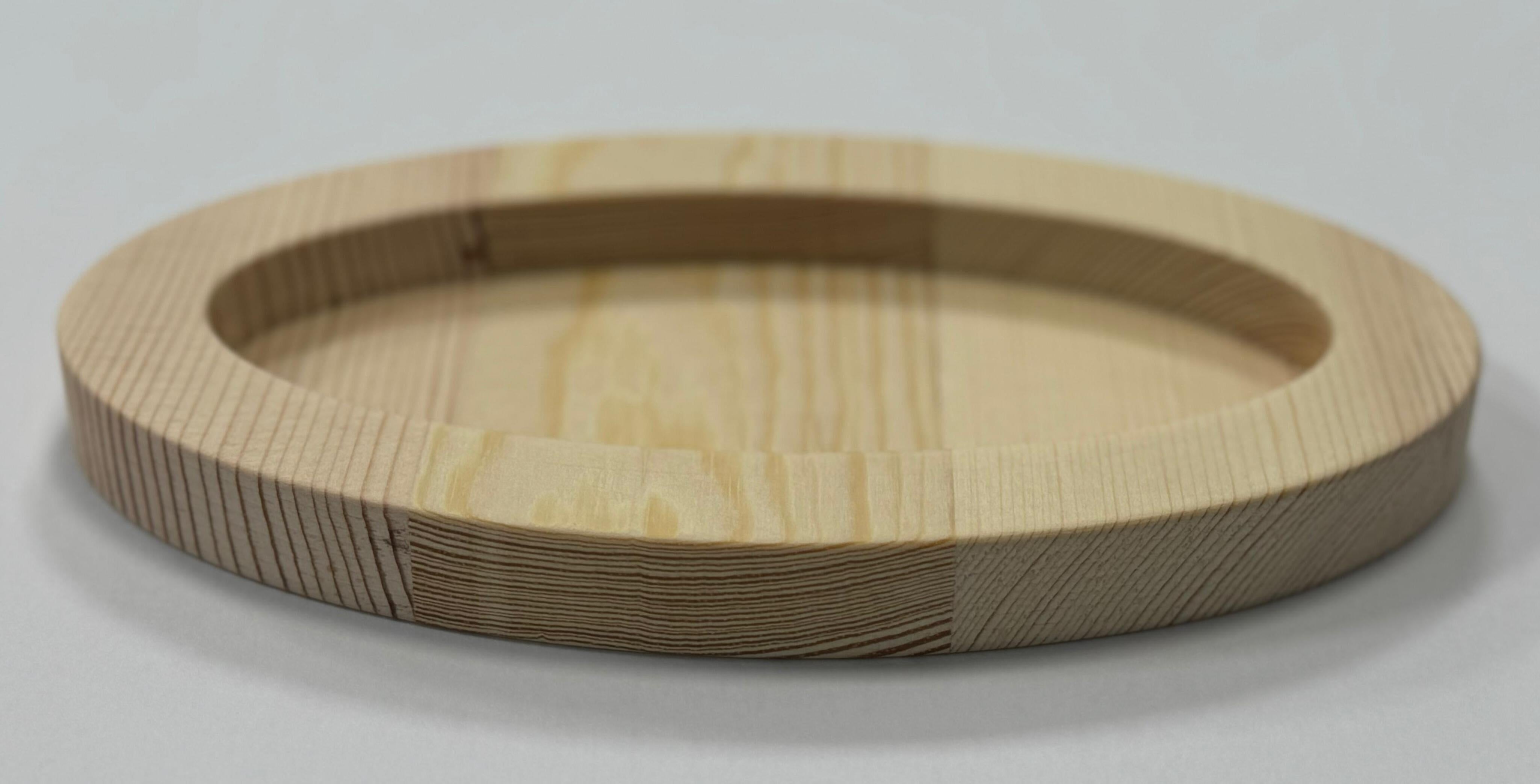 Ahşap Ladin Neva Sunum/Çerez Tabağı