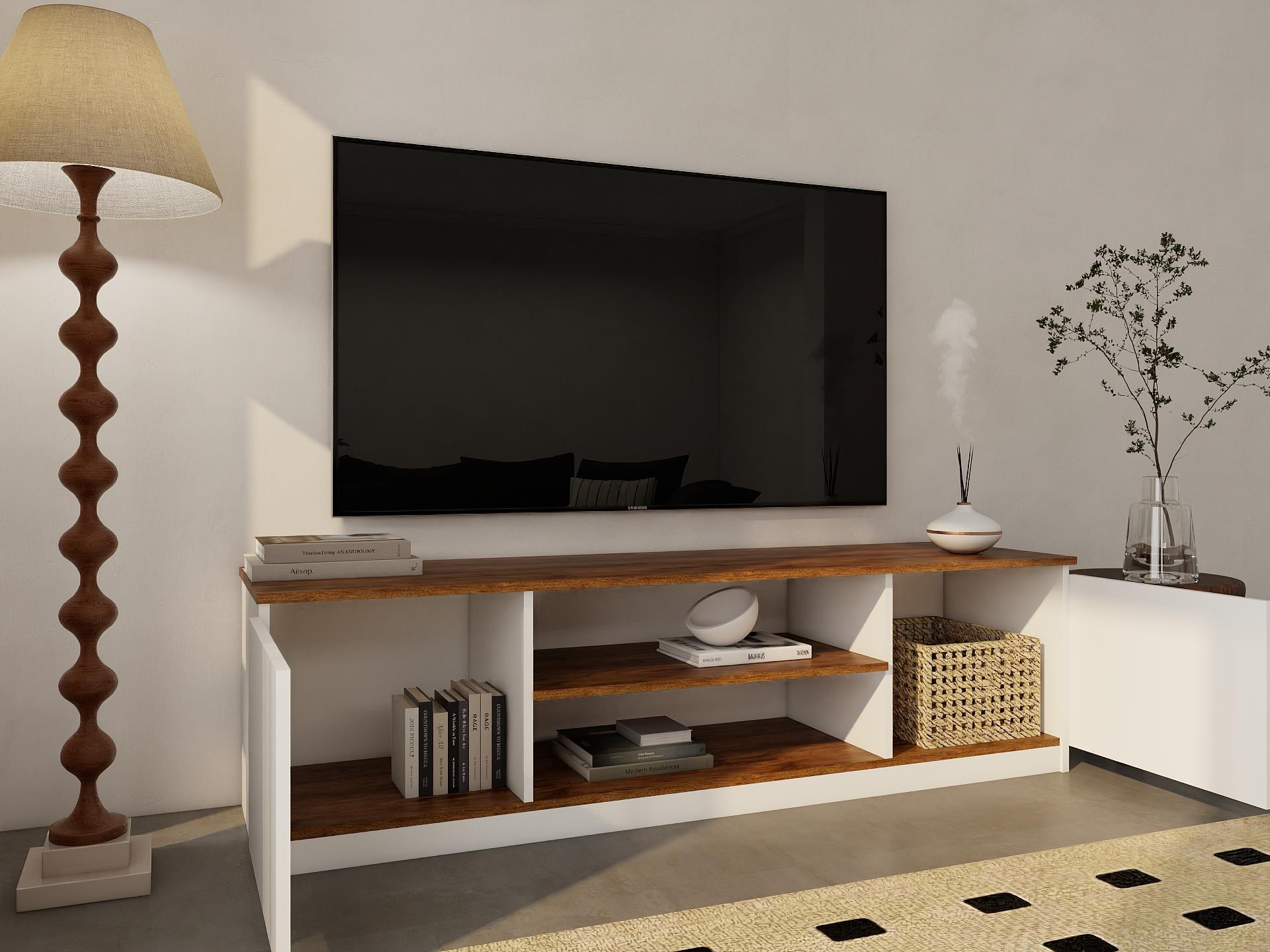 Bade Tv ünitesi Amalfi-Beyaz Renk