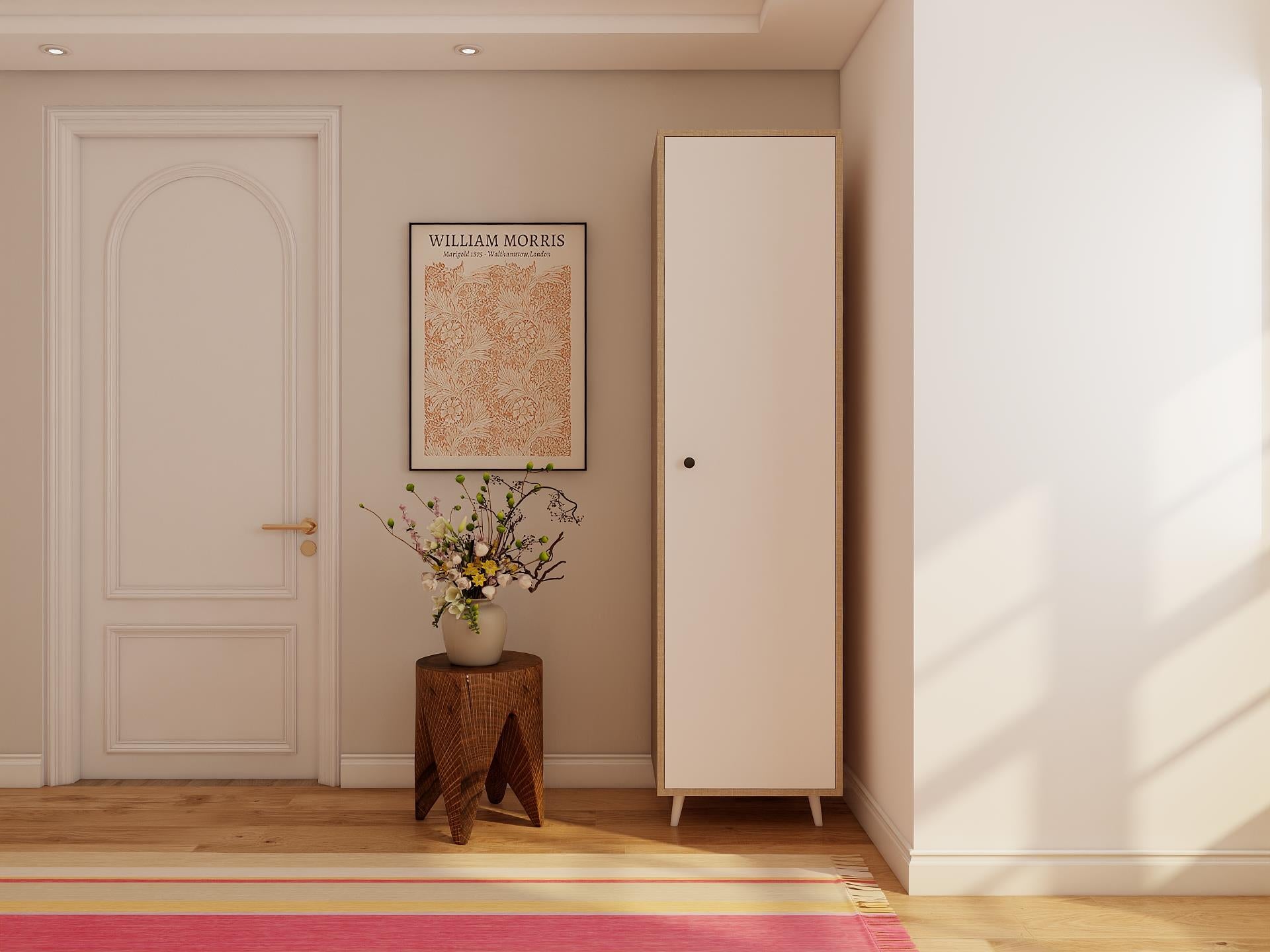 Harput tek Kapaklı Çok Amaçlı Banyo Dolabı kotonvizon