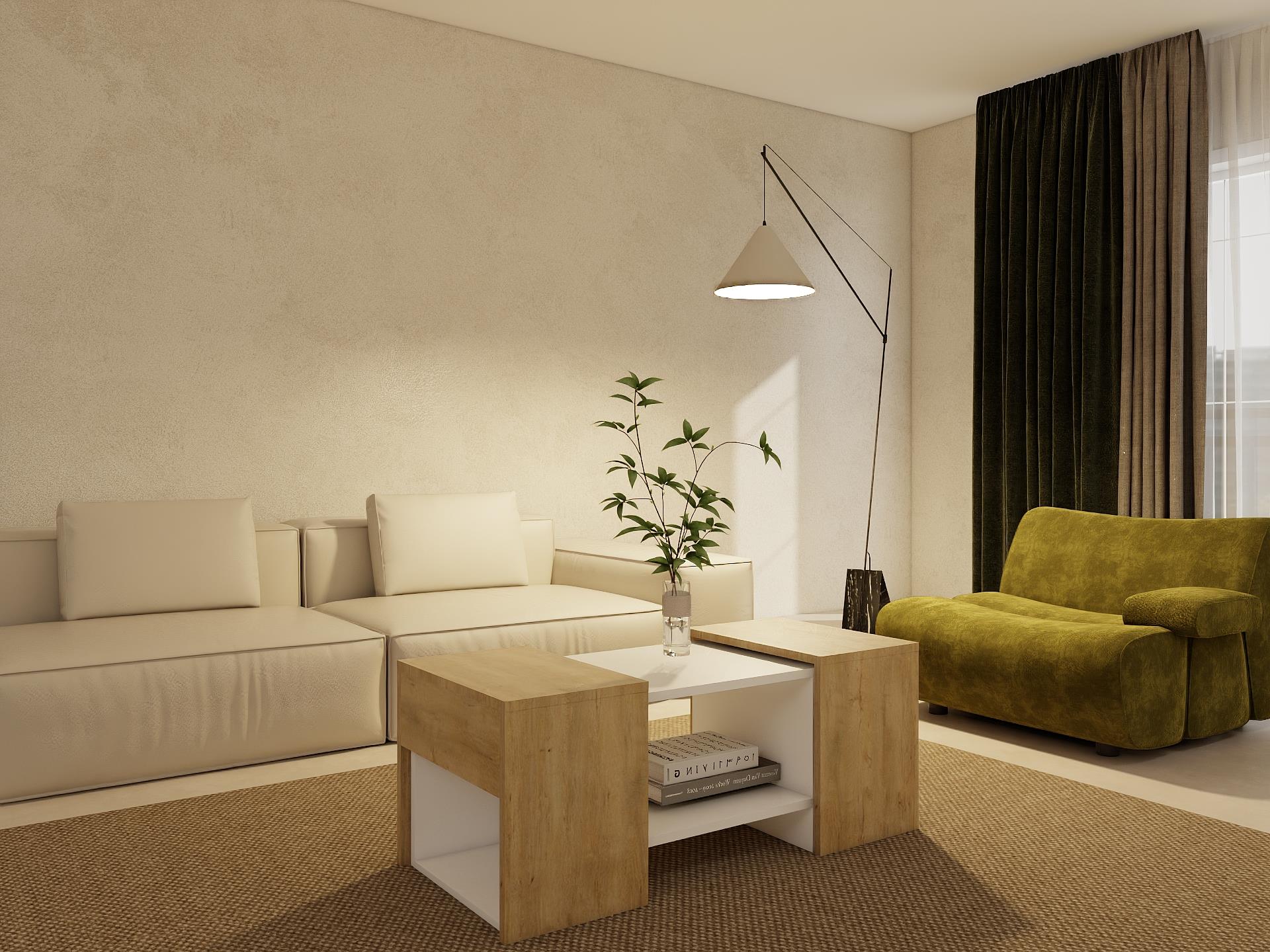 Lupo Orta Sehpa Lefkasmeşe-Beyaz