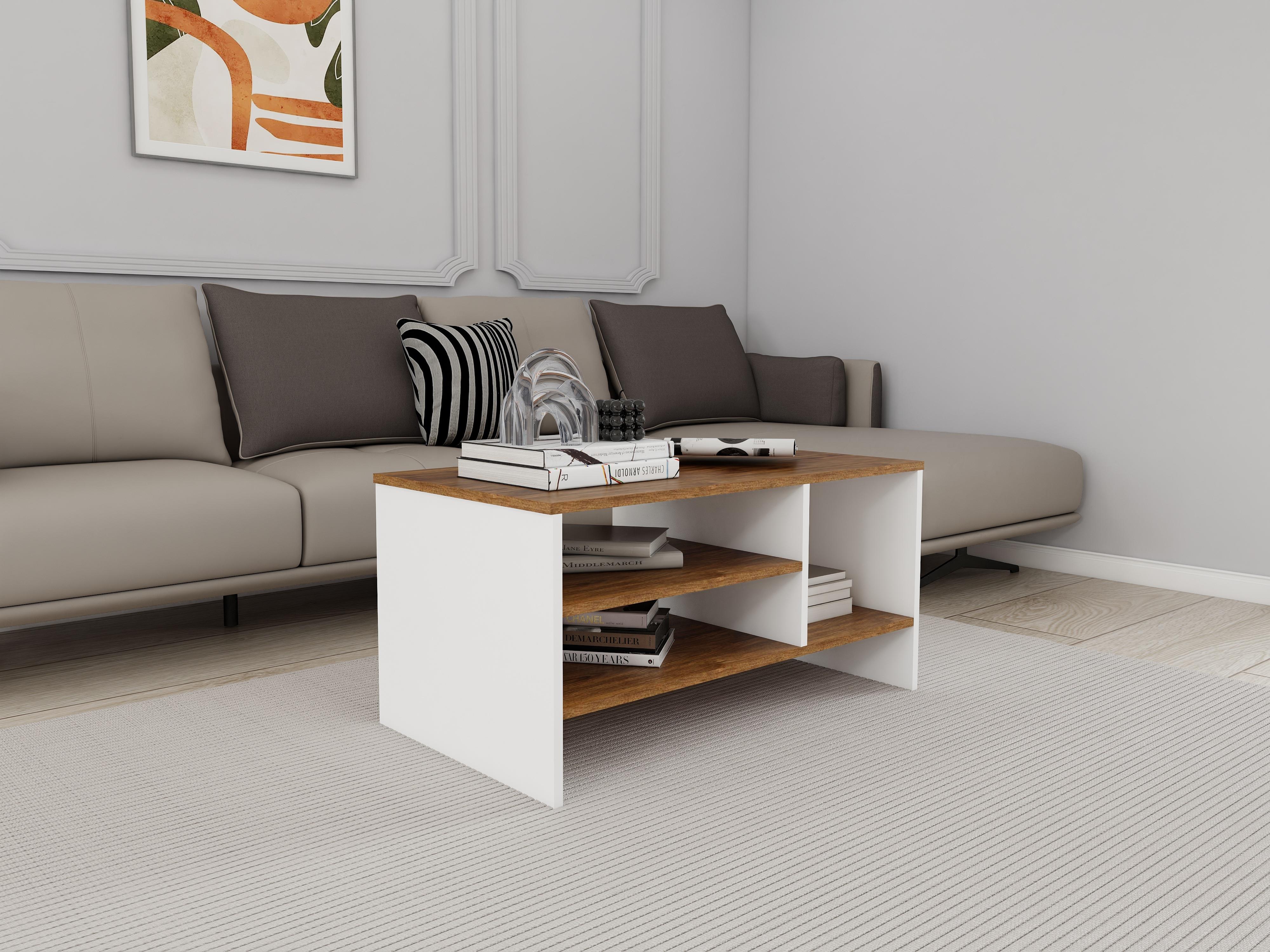 Nemrut Orta Sehpa Amalfi-Beyaz