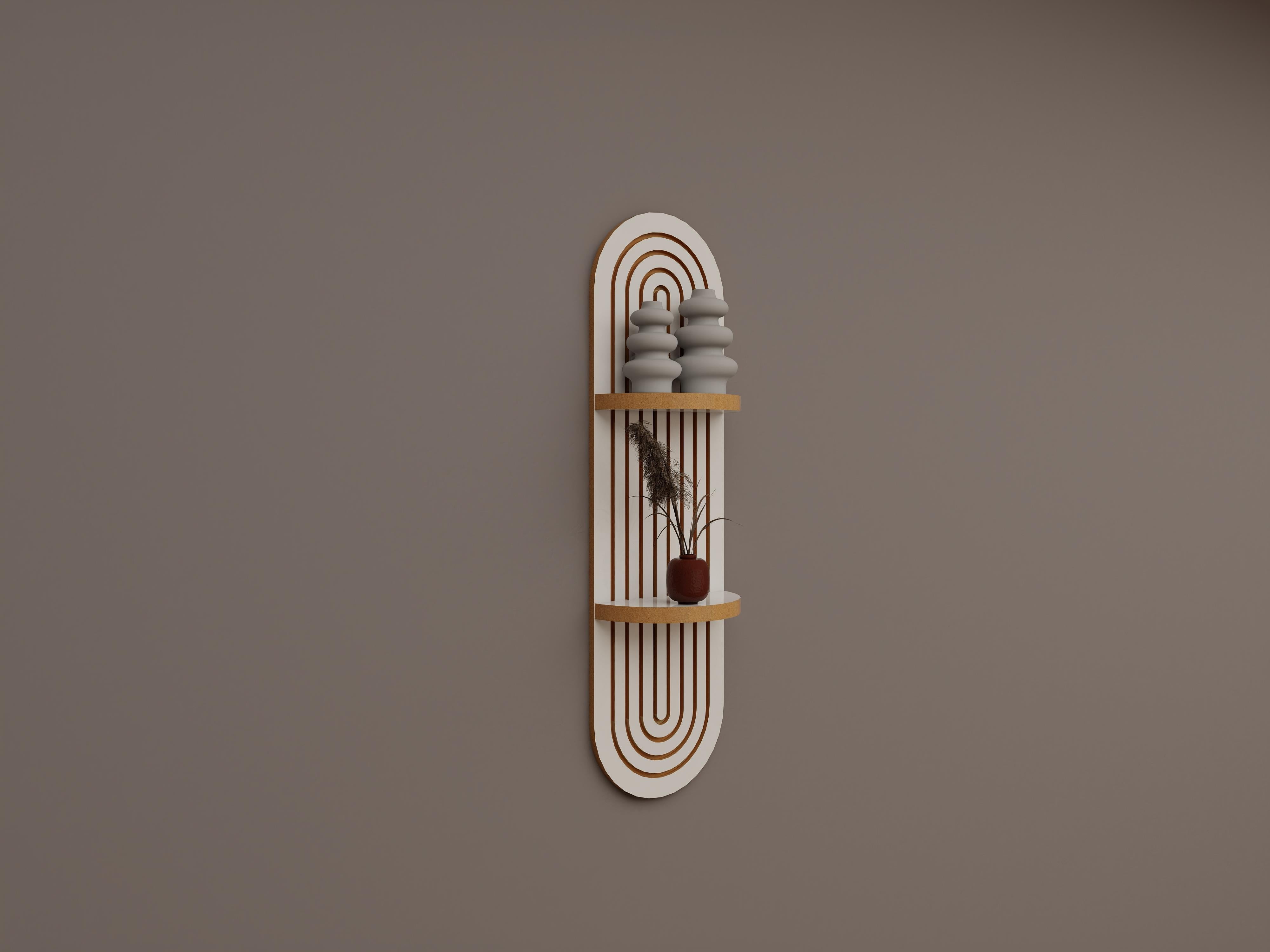 Rafino Dekoratif Raf / Beyaz