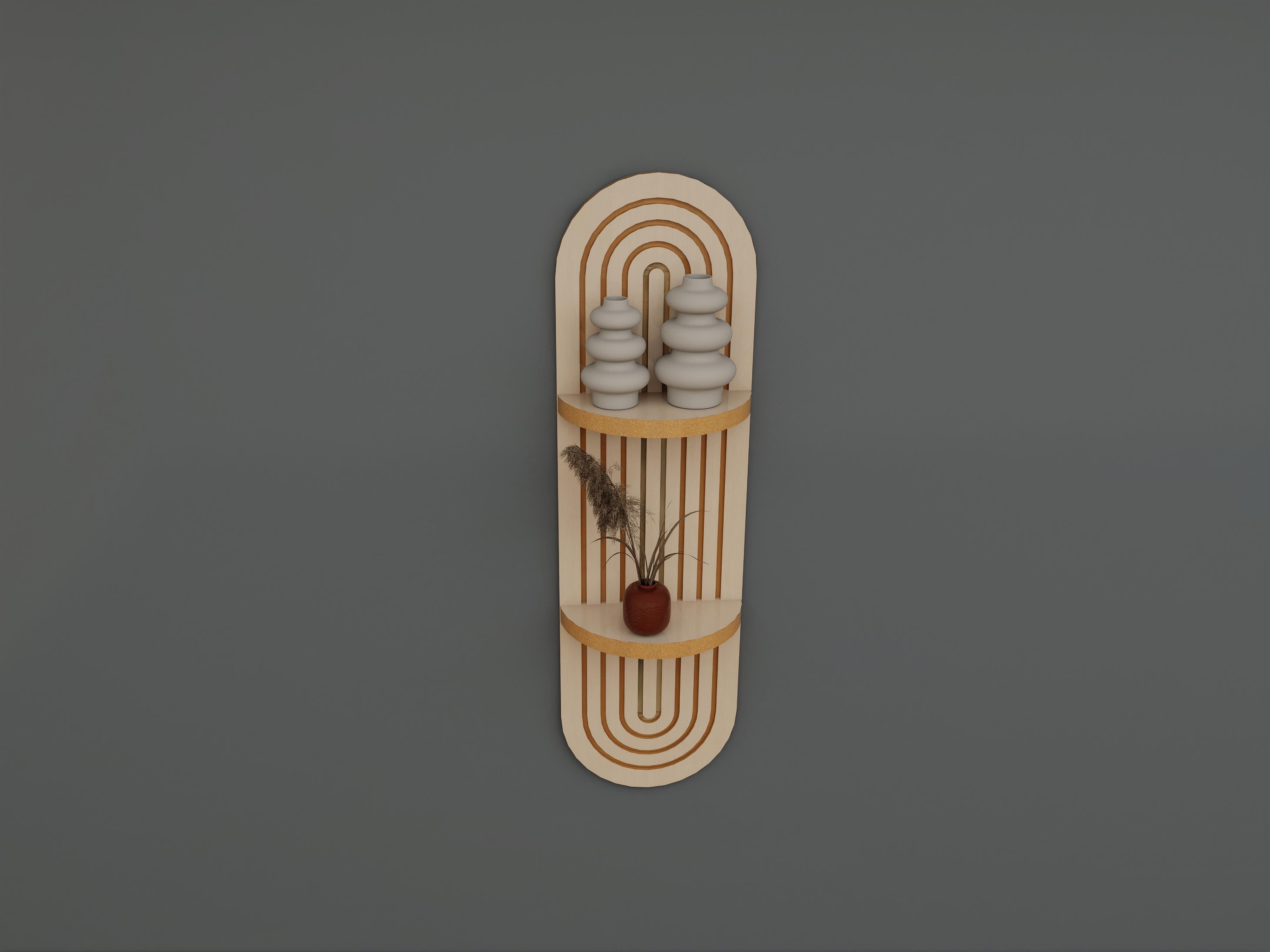 Rafino Dekoratif Raf / Beyaz Alpi