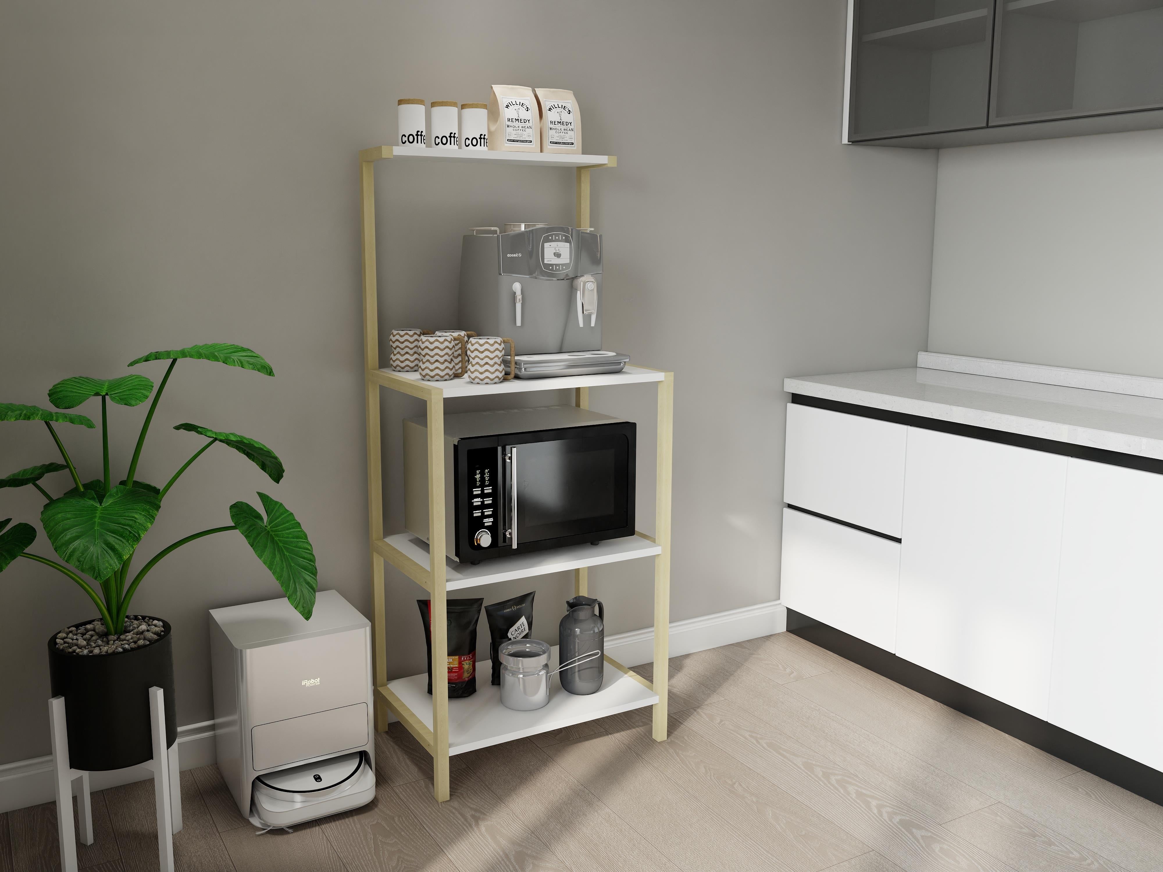 Sali Kahve Köşesi Çok Amaçlı Mutfak Mikrodalga Dolabı