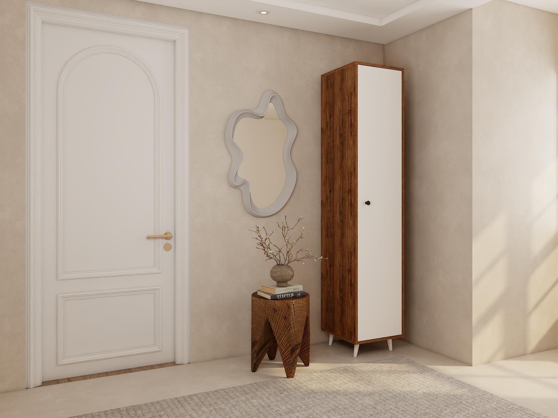 Volta Çok Amaçlı Banyo/Kiler Dolabı Amalfi Beyaz Renk