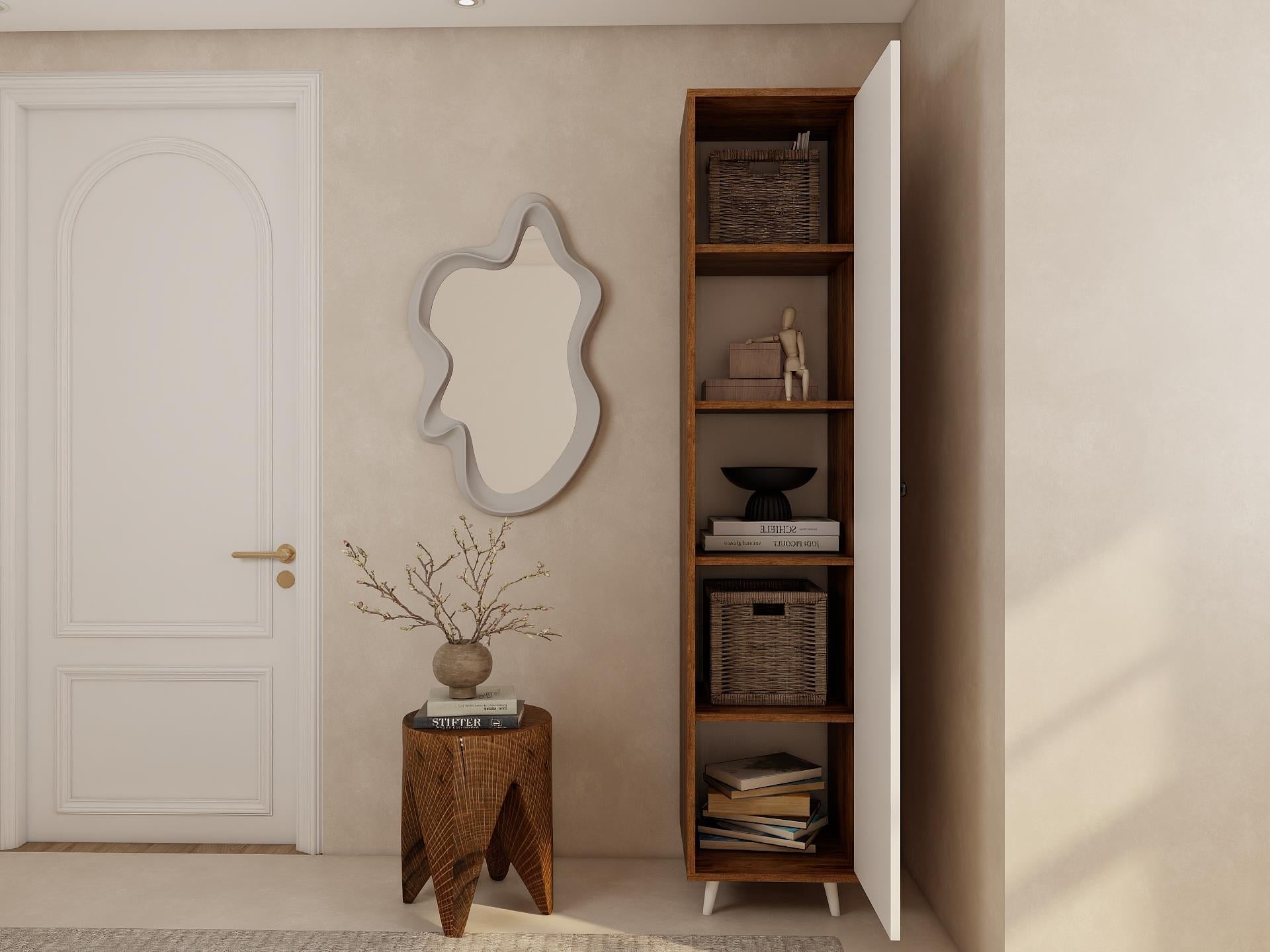Volta Çok Amaçlı Banyo/Kiler Dolabı Amalfi Beyaz Renk