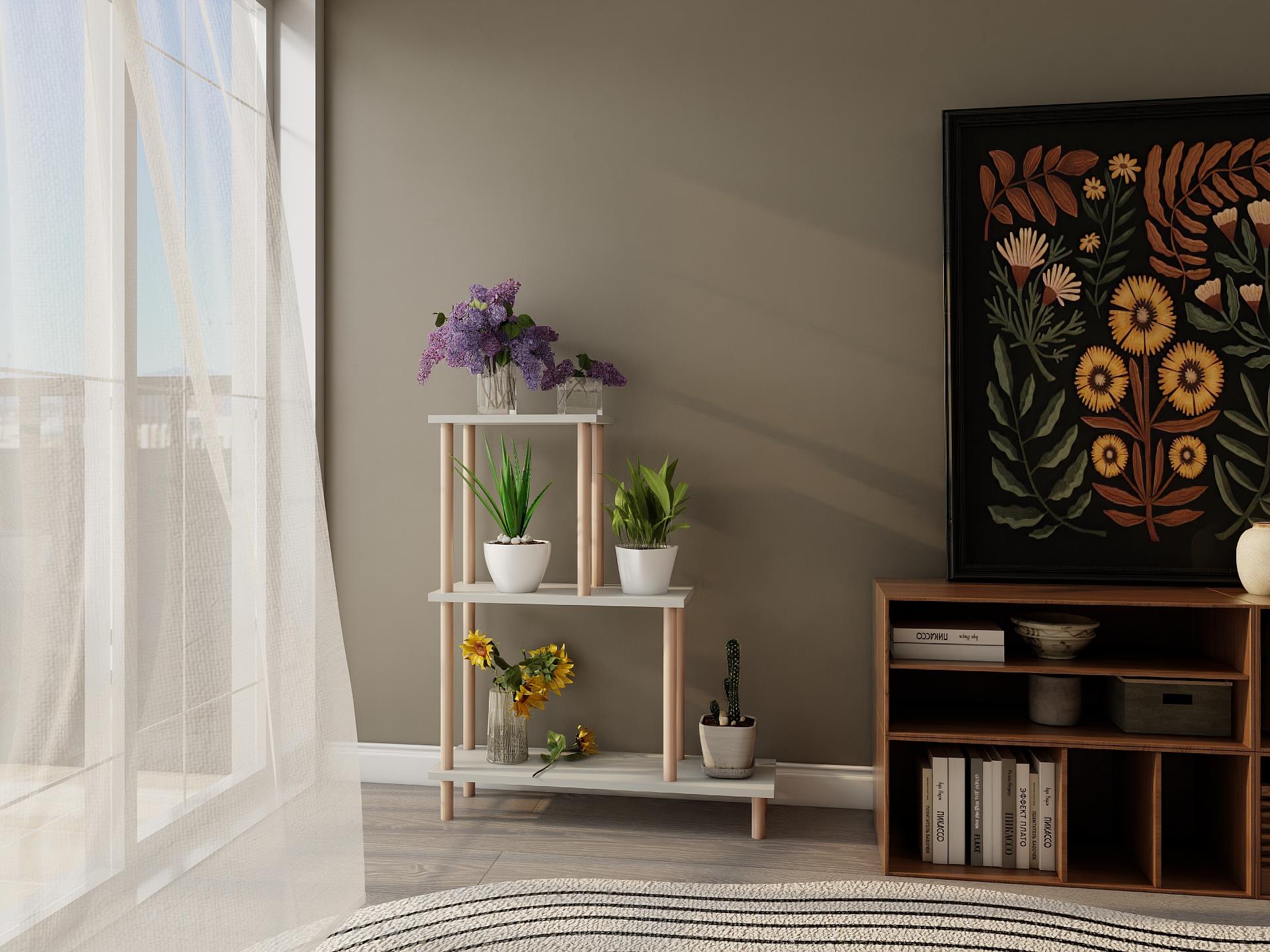 Yaren Çiçeklik Asklık-Saksılık Standı Külgri