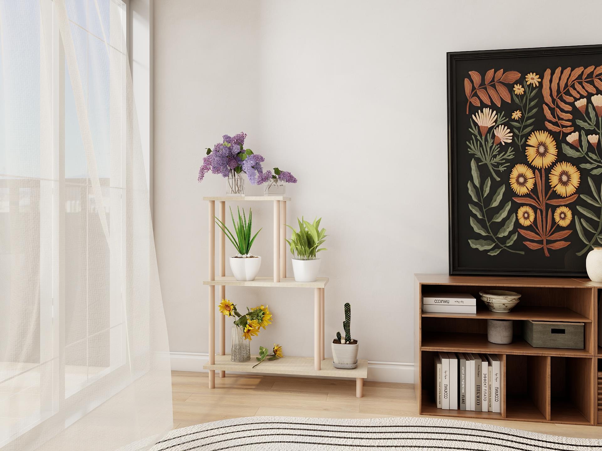 Yaren Çiçeklik Asklık-Saksılık Standı Kotonvizon