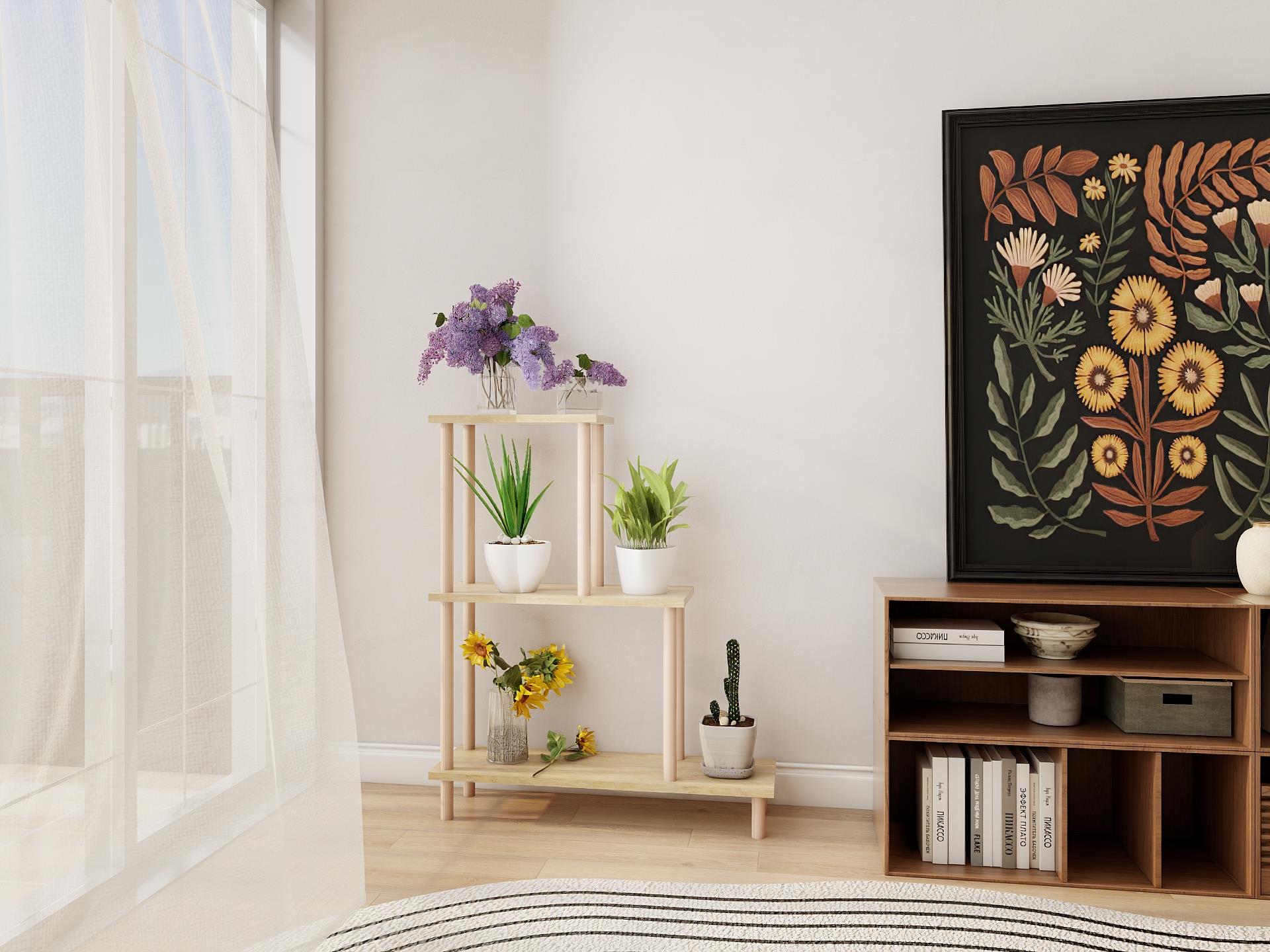 Yaren Çiçeklik Asklık-Saksılık Standı Lefkasmeşe