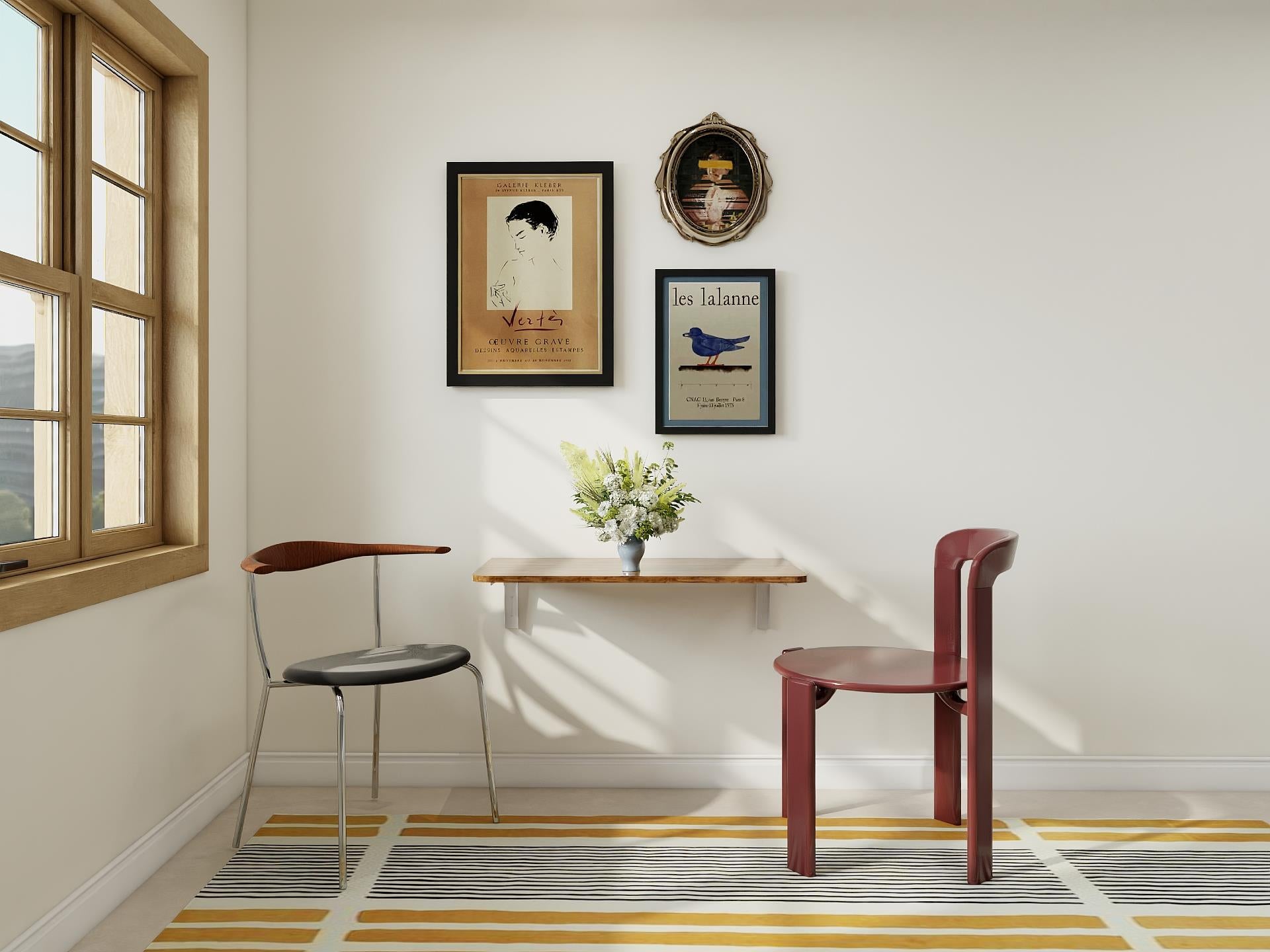 Patara Katlanır Masa Amalfi-Beyaz