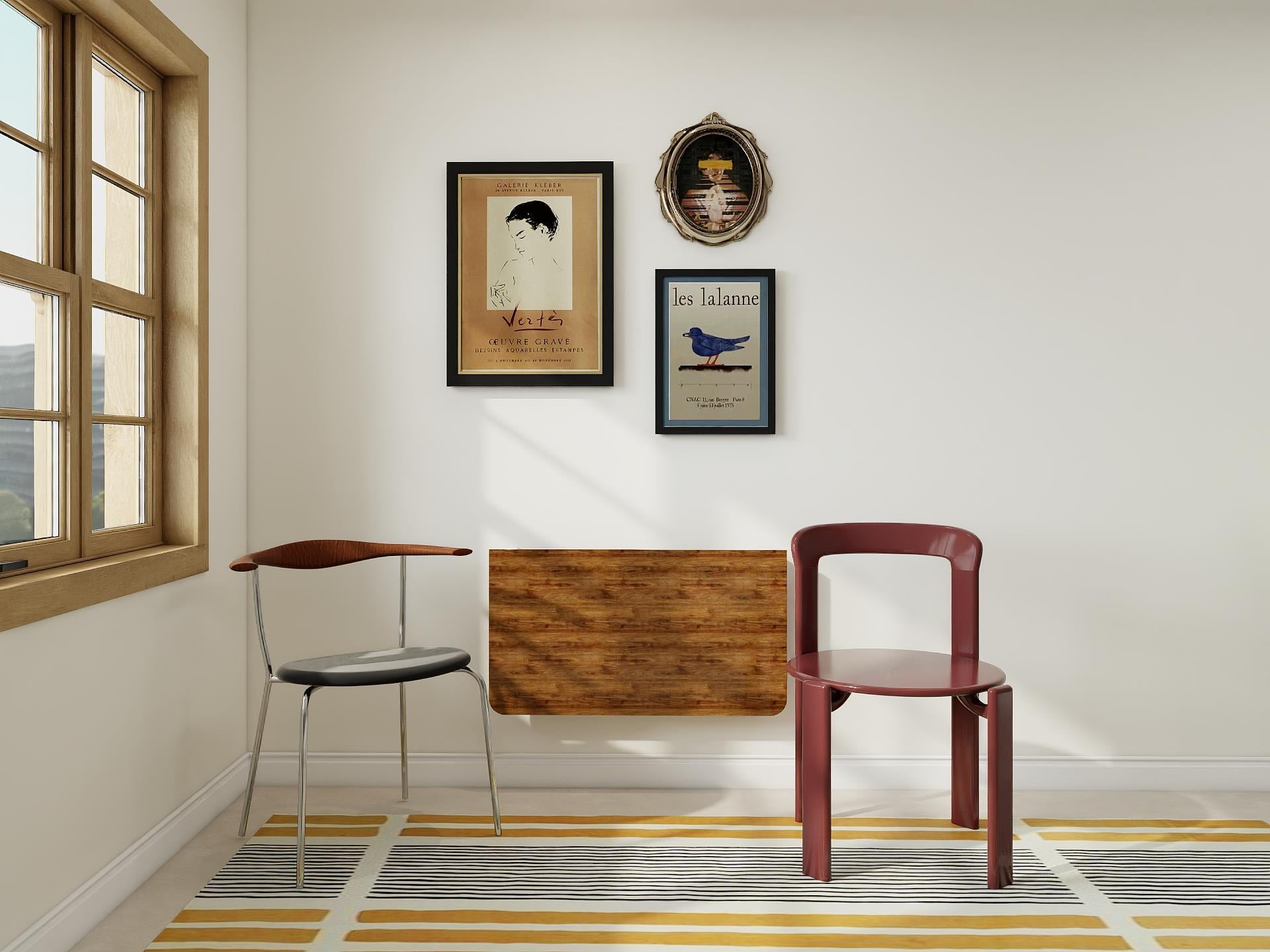 Patara Katlanır Masa Amalfi-Beyaz