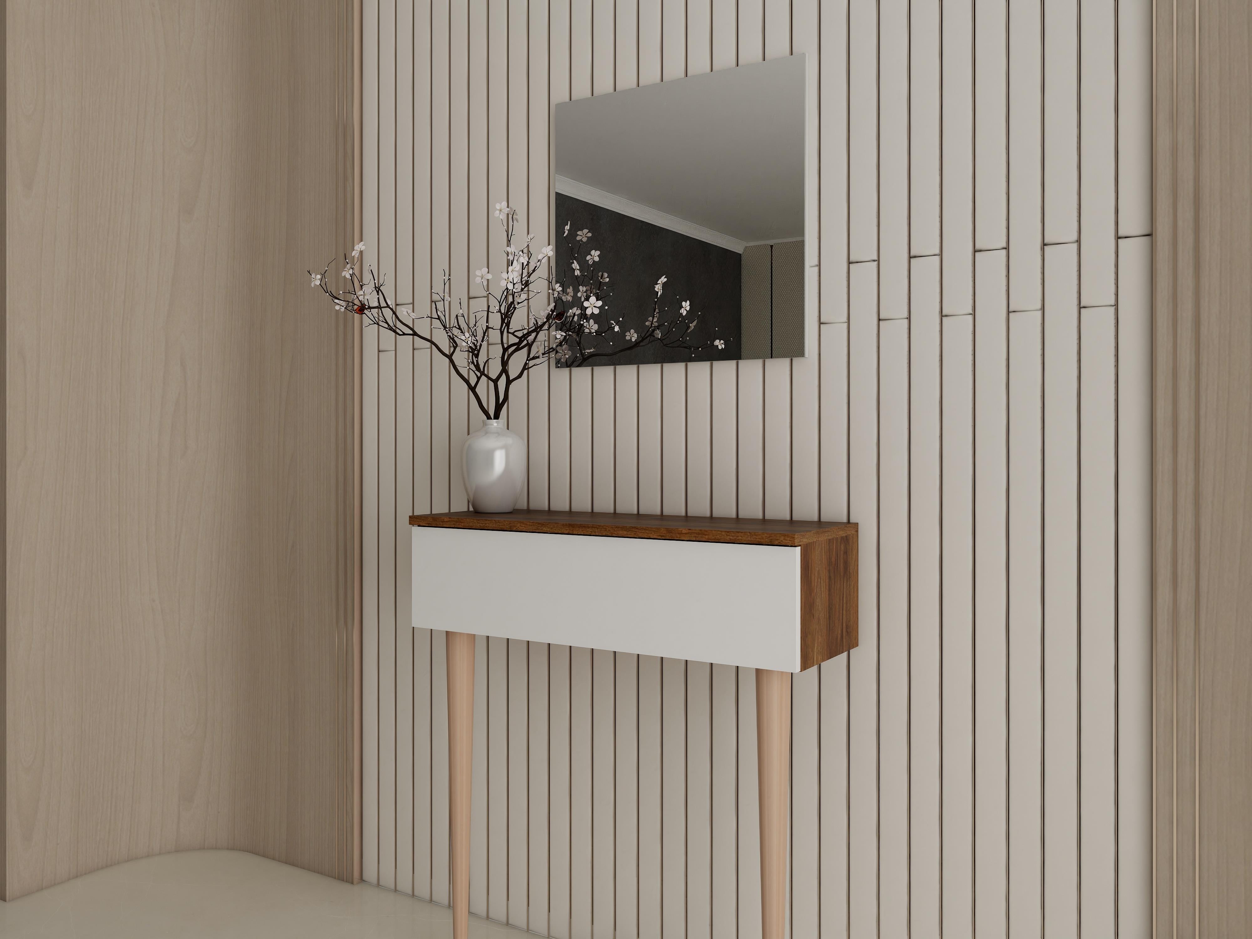 Side Dresuar Amalfi-Beyaz