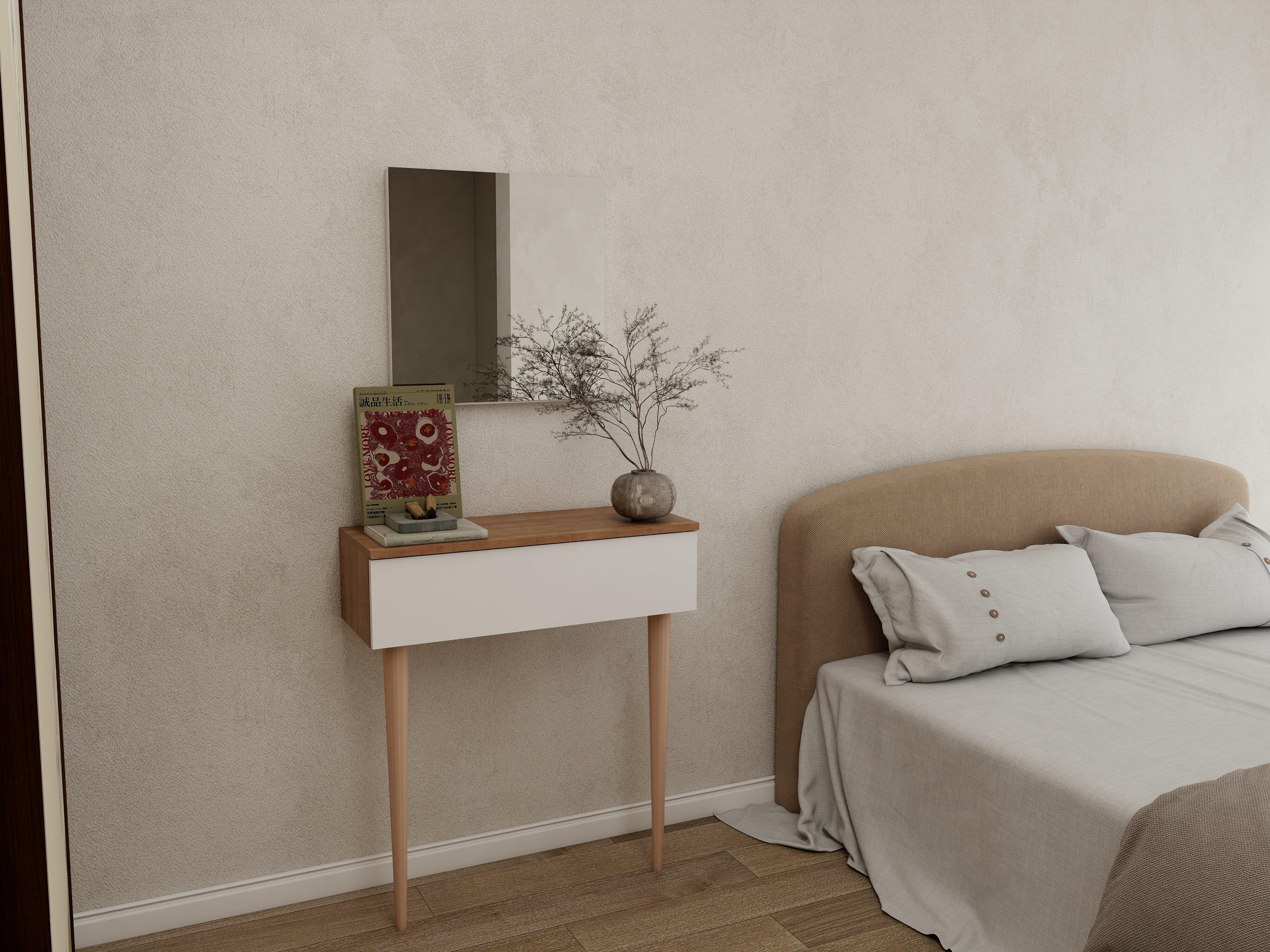 Side Dresuar M.Kiraz-Beyaz Renk